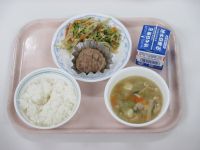 かわなしシューマイ　ナムル　中華スープ