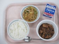 麻婆豆腐　春雨の中華サラダ