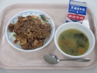 ビビンバ　中華スープ