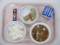ちくわの磯辺揚げ　豚汁　ふりかけ