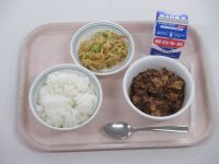 マーボー豆腐　切り干しの中華和え