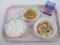 豆腐の中華煮　中華サラダ