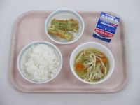 塩ちゃんこ汁　ちくわの磯辺揚げ