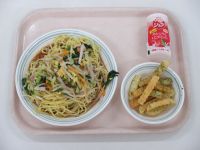 冷やし中華そば　青のりポテト　ストロベリージョア