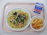 冷やし中華そば　コンソメポテト