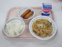 八宝菜　揚げ春巻