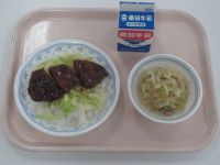 ソースカツ丼・春雨の酢の物