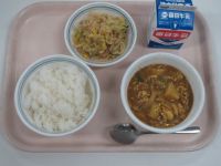 豆腐のカレー煮・切り干し大根の中華サラダ