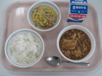 麻婆豆腐・春雨サラダ