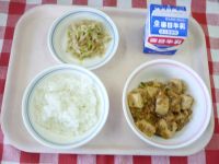 ごはん・牛乳・マーボー豆腐・切干大根のサラダ
