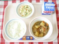 ごはん・牛乳・にくじゃが・和風マヨネーズ