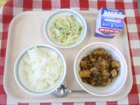 ごはん・牛乳・マーボーどうふ・はるさめサラダ