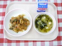 トリニータどん・牛乳・とうふのスープ