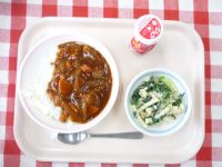 ハヤシライス・ジョア・ポパイサラダ