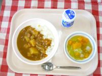 カレーライス・ジョア・フルーツポンチ
