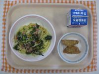 冷やし中華、揚げ餃子