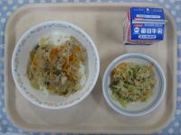 豚丼、バンバンジー