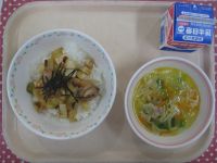 焼き鳥丼、塩ちゃこ汁